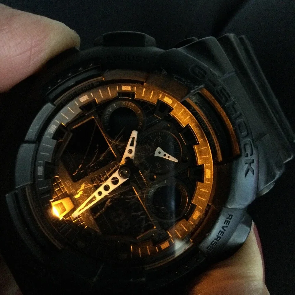 Casio G-Shock 5081 GA-100 Mens Watch 51mm Black Ana-Digi 200M Blackout
